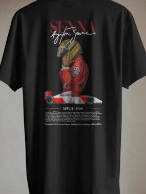 Ayrton Senna F1 Fan Art Graphic Unisex T Shirt 248